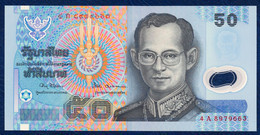 THAILAND - Thaïlande 50 BAHT POLYMER P-102a King Rama IX Bhumibol Adulyadej - King Rama IV Monkut 1997 UNC - Thailand