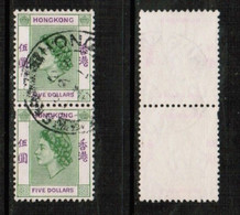 HONG KONG   Scott # 197 USED PAIR (1short Perf.) (CONDITION AS PER SCAN) (Stamp Scan # 849-2) - Gebraucht