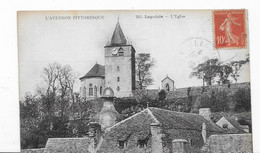 12  LAGUIOLE    L'EGLISE  BON ETAT   2 SCANS - Laguiole