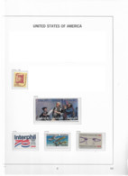 1976 MNH USA  Year Complete According To DAVO Album, Postfris** - Años Completos