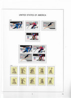 1980 MNH USA  Year Complete According To DAVO Album, Postfris** - Années Complètes
