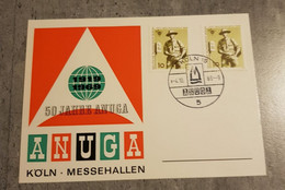 DEUTSCHE BUNDESPOST BERLIN 50 JAHRE ANUGA KOLN MESSEHALLEN  WITH BEAUTIFUL CANCELLED - Cartoline Maximum