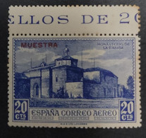 O) 1930 SPAIN, SPECIMEN - MUESTRA, LA RABIDA MONASTERY, CHRISTOPHER COLUMBUS ISSUE, SCT C35 20c Ultra,SLIGHT TONE, XF - Variétés & Curiosités