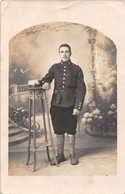 Carte Photo Militaire Français-SENS-89-Yonne-Soldat En Tenue Régiment A SITUER A LOCALISER - Photo Ch. Bick - Sens