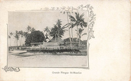 CPA NOUVELLE CALEDONIE - Grande Pirogue St Maurice - Carte Precurseur - Nouvelle-Calédonie