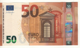 50 EURO  "Spain"   DRAGHI  V 017 E4   VB7701786505  /  FDS - UNC - 50 Euro