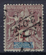 FRANCE Nouvelle Calédonie Ca.1900-01: Le Y&T 55aB (surcharge Doublée En Partie), Neuf* - Ungebraucht