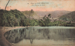 CPA TAHITI - Plage De Port Phaeton - Port Phaeton Sea Shore - Edition L Gauthier - Colorisé - Tahiti