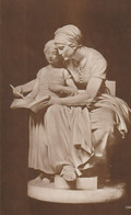 E. Delaplanche: Teaching Mother  La Mere Instruit  Lehrende Mutter - Sculptures