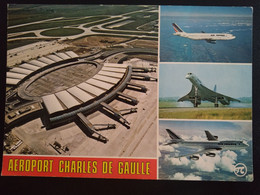 95 ROISSY EN FRANCE AEROPORT CHARLES DE GAULLE MULTI VUES - 6576 - Roissy En France