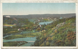 AC4670 Connecticut - New Haven - Birds Eye View Of Lake Whitney From East Rock / Viaggiata 1919 - New Haven