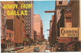 AC4672 Texas - Howdy From Dallas - Auto Cars Voitures / Viaggiata 1962 - Dallas