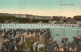 PORT ERIN ISLE OF MAN OLD COLOUR POSTCARD - Ile De Man