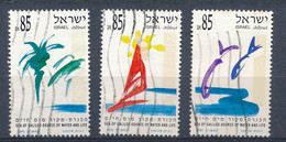 °°° ISRAEL - Y&T N°1158/60 - 1992 °°° - Used Stamps (without Tabs)