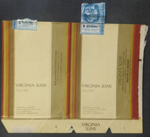 Marquilla De Cigarrillos Virginia Slims – Origen: Argentina - Contenitori Di Tabacco (vuoti)