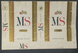 Marquilla De Cigarrillos MS King Size – Origen: USA - Boites à Tabac Vides