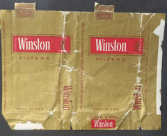 Marquilla De Cigarrillos Winston Filters Super Kings – Origen: USA - Schnupftabakdosen (leer)