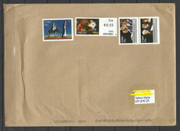 IRLAND IRELAND 2022 Cover To Estonia Stamps Remained Uncancelled! - Storia Postale