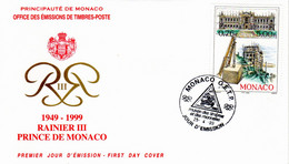 " MUSEE OCEANOGRAPHIQUE DE MONACO " Sur Enveloppe 1er Jour De 1998. N° YT 2201 Parfait état FDC - Museums
