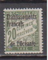 OCEANIE        N°  YVERT TAXE 3  NEUF AVEC CHARNIERES ( CHARN 1/34 ) - Timbres-taxe