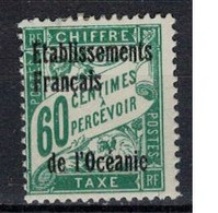 OCEANIE        N°  YVERT TAXE 6  NEUF AVEC CHARNIERES ( CHARN 1/34 ) - Timbres-taxe