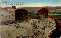 Wyoming Red Buttes Near Green River 1920 - Green River