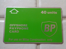 UK Phonecard - Boorplatformen