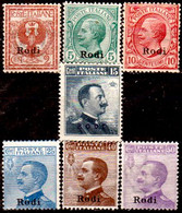 Egeo-OS-325- Rodi: Original Stamps And Overprint 1912 (++) MNH - Quality In Your Opinion. - Egée (Rodi)