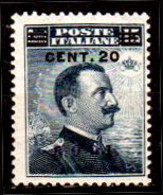 Egeo-OS-327- Rodi: Original Stamp And Overprint 1916 (++) MNH - Quality In Your Opinion. - Egée (Rodi)