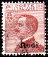 Egeo-OS-337- Rodi: Original Stamp And Overprint 1922-23 (o) Used - Quality In Your Opinion. - Egée (Rodi)