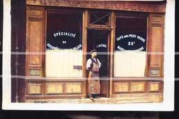 LE CAFE   D APRES PLAQUE PHOTO OU CARTE ANCIENNE COLORISEE PAR MES SOINS - Cafés