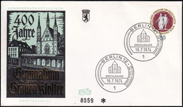 BERLIN 1974 Mi-Nr. 472 FDC - 1971-1980