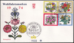 BERLIN 1974 Mi-Nr. 473/76 FDC - 1971-1980