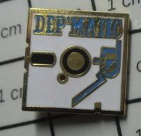 3122 Pin's Pins / Beau Et Rare / INFORMATIQUE / DISQUETTE DEP'MATIC - Informatique