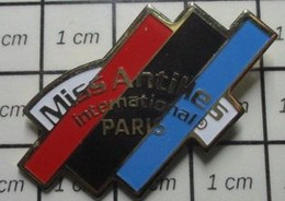 1416B Pin's Pins / Beau Et Rare / PIN-UPS / MISS ANTILLES INTERNATIONAL PARIS - Pin-ups