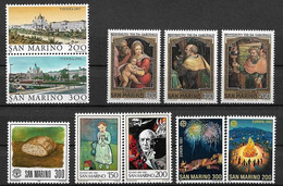 C693 - Lot Timbres Saint Marin Neufs** - Collections, Lots & Series