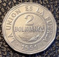 Bolivia 2 Bolivianos 1991 - Bolivië