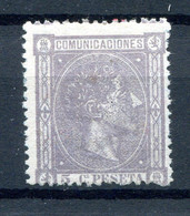 1875.ESPAÑA.EDIFIL 163(*).NUEVO CON FIJASELLOS(MH)CATALOGO 130€ - Ungebraucht