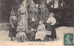 CPA FOLKLORE - Groupe De Femmes Catalanes - Edition Couderc - Costumes