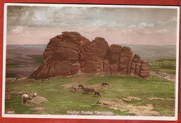 Dartmor, Great Britain. "Haytor Rocks", Old Postcard - Dartmoor