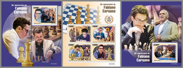 NIGER 2022 MNH Fabiano Caruana Chess Schach Echecs M/S+2S/S - OFFICIAL ISSUE - DHQ2301 - Echecs