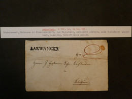 BL3 SUISSE LETTRE  DEVANT   AARWANGEN A  ...?  +  +AFFRANCH. INTERESSANT++ - ...-1845 Préphilatélie