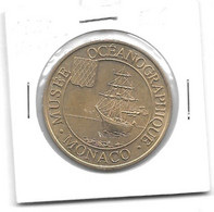 Médaille  Touristique  1998, Ville  MONACO, Bateau, MUSÉE  OCÉANOGRAPHIQUE - Ohne Datum