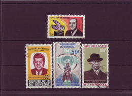 Afrique - Sénégal - Célébrités - 4 Timbres Différents - 3585 - Sénégal (1960-...)