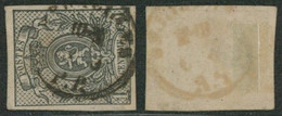 Petit Lion - N°22 Obl Simple Cercle "Bruxelles / PP" (cachet Pour Imprimé). - 1866-1867 Coat Of Arms