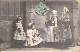 CPA FOLKLORE - Costume D'enfants De Pont L'Abbé Et De Pluguffan - Trachten