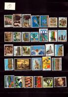 GRECE LOT DE 49 TIMBRES 1977 / 2011 PRINCIPALEMENT OBLITERE - Sammlungen