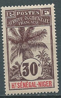 Haut Sénégal Et Niger - Yvert N° 9 *   -  Aab 30009 - Unused Stamps