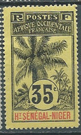 Haut Sénégal Et Niger - Yvert N° 10 *   -  Aab 30012 - Ungebraucht