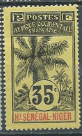 Haut Sénégal Et Niger - Yvert N° 10 *   -  Aab 30012 - Unused Stamps